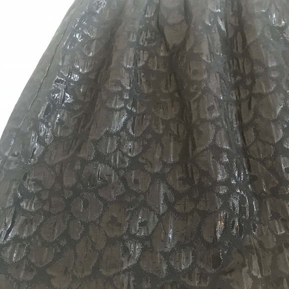 Shiny black leopard skirt - Picture 5 of 5